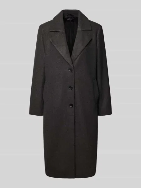 Płaszcz o kroju oversized z kołnierzem z połami model ‘LISA LIFE’ Only