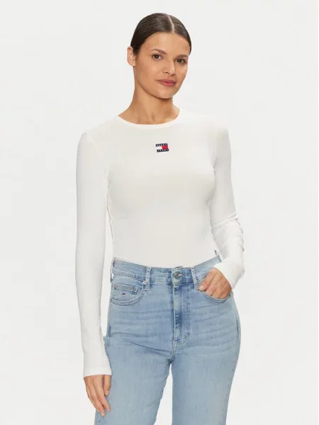 Bluza Tommy Jeans bela