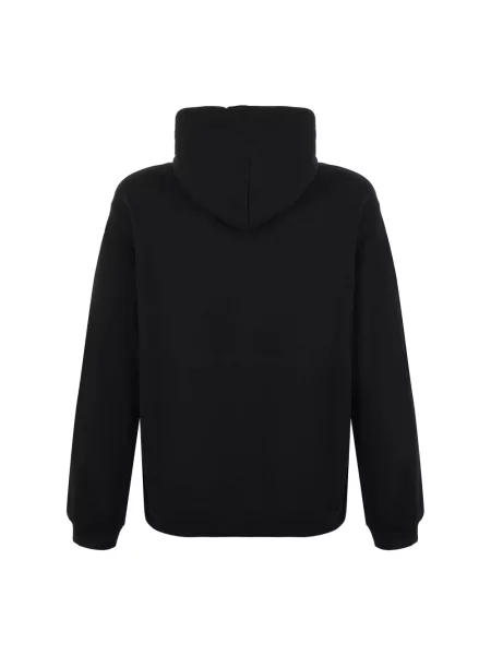 Bluza Lacoste z logo polarowa czarna