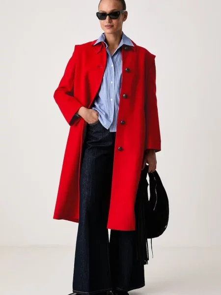 Weekend Max Mara пальто з вовною WKSGESSATI