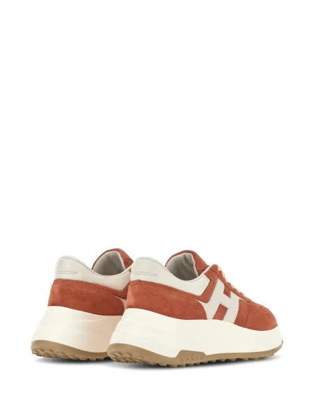 Sneakerși Hogan din piele de căprioară maro