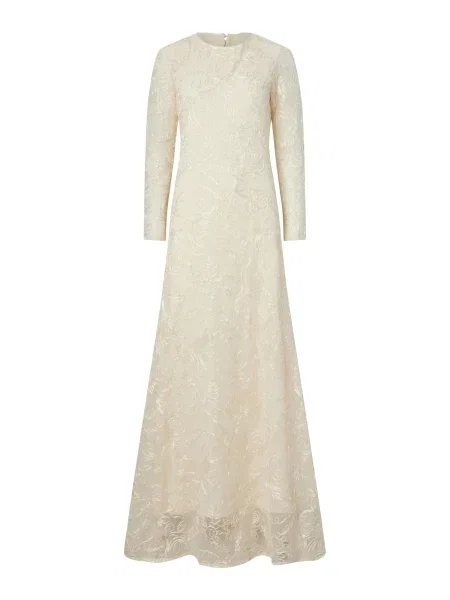 YAS Rochie de seară YASFLORINA crem