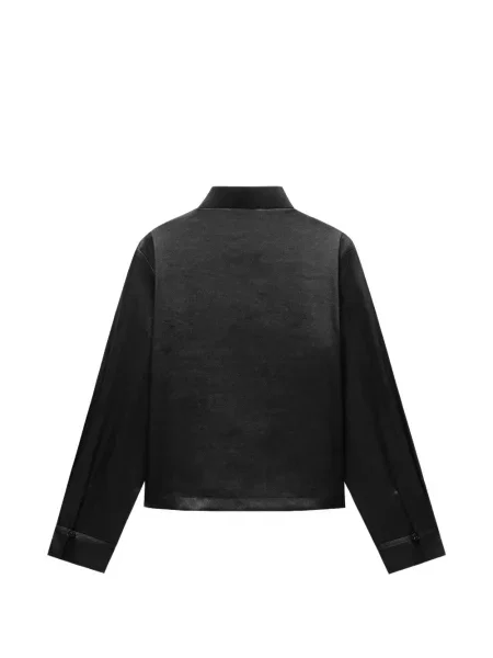 Bluză Shanghai Tang din satin negru