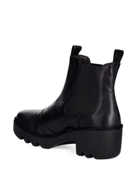 Botine chelsea Fly London chunky negru