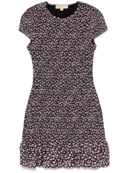Rochie midi Michael Michael Kors cu dungi până la genunchi de costum negru