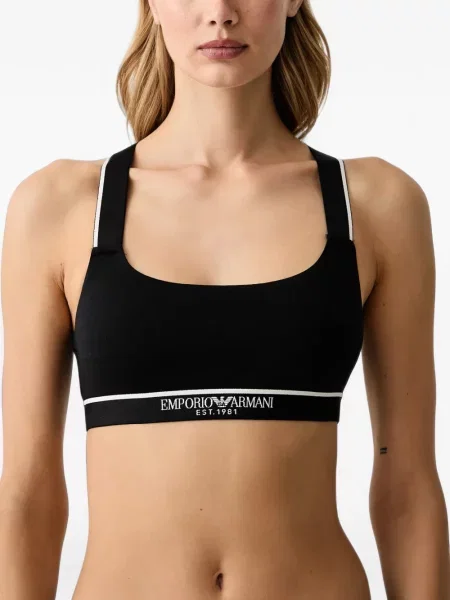 Chiloți briefs Emporio Armani cu autograf negru