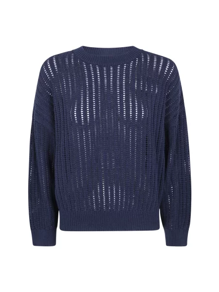 Sweter Brunello Cucinelli niebieski
