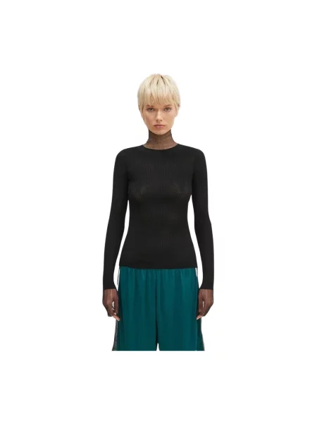 Sportmax sweter wełniany Derris czarny