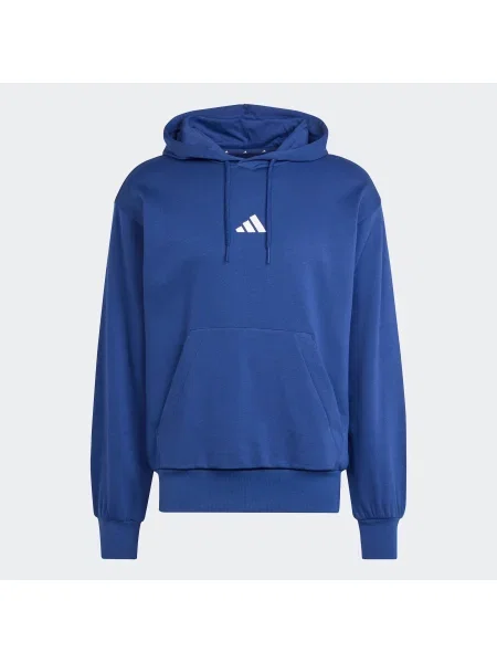 ADIDAS SPORTSWEAR Športna majica FEELCOZY temno modra bela