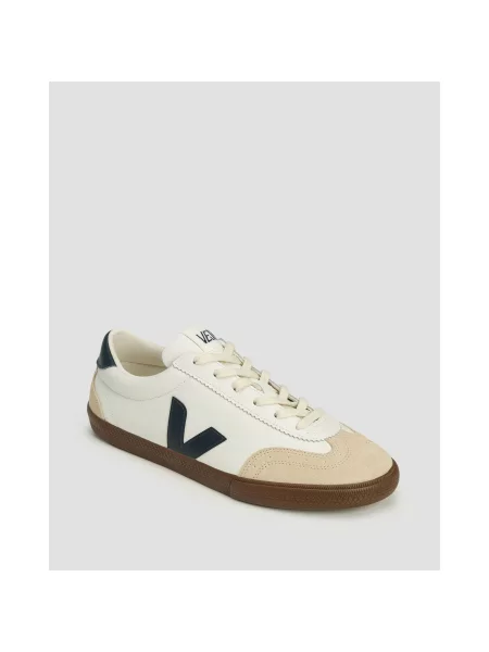 Sneakerși Veja Volley din piele alb