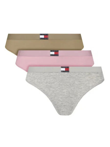 Бикини Tommy Hilfiger 3 чифта лилаво виолетово