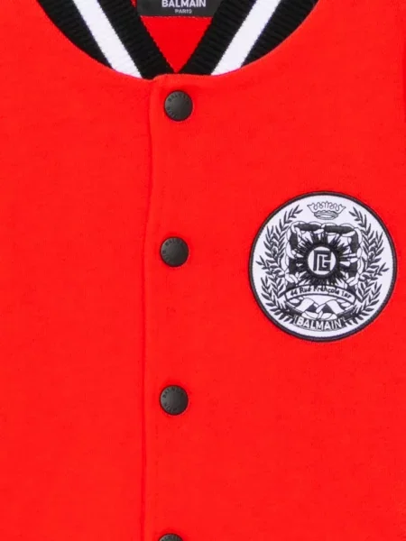 Kurtka dziecięca Balmain czerwona