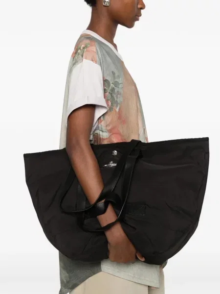 Шопинг чанта Vivienne Westwood черно
