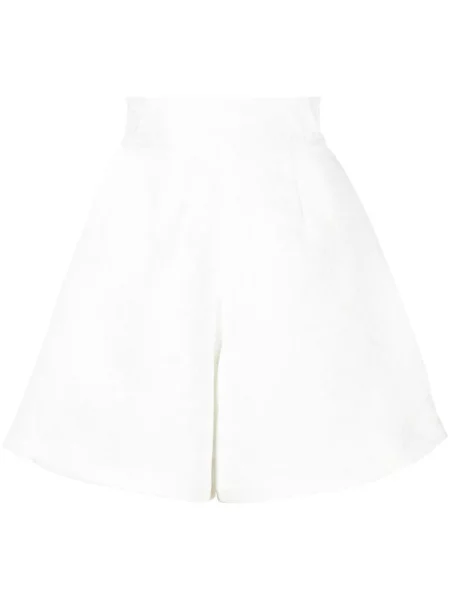 Pantaloni scurți Bambah cu model floral alb