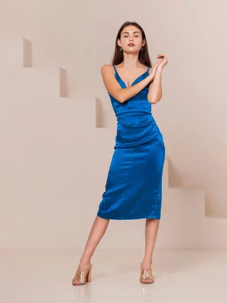 OnLady Сукня міді синій