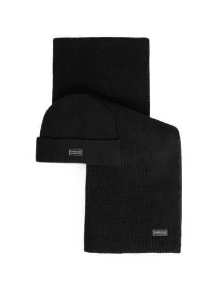 Fular Barbour tricotate negru