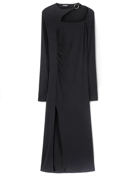 Sukienka midi Dondup do kolan czarna