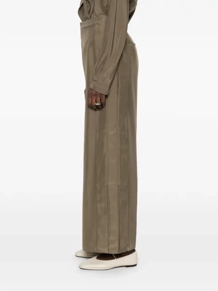 Pantaloni Ruohan cu picior lat verde