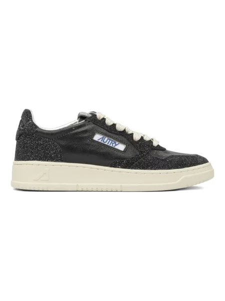 Sneakersy Autry skórzane czarne