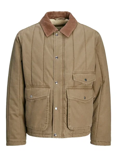 JACK & JONES Geacă de primăvară-toamnă JPRBLUCOMO / brocart maro