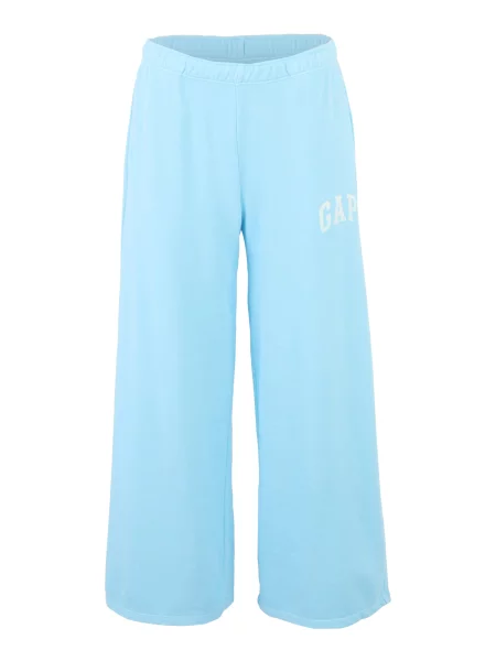 Gap Petite Pantaloni HERITAGE albastru deschis alb