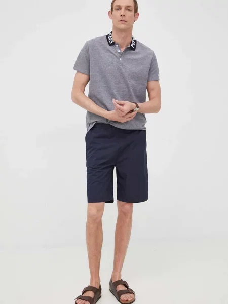 Поло Pepe Jeans Fabrice D візерунок синій