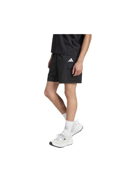 Šortky cargo Adidas s autogramom čierna