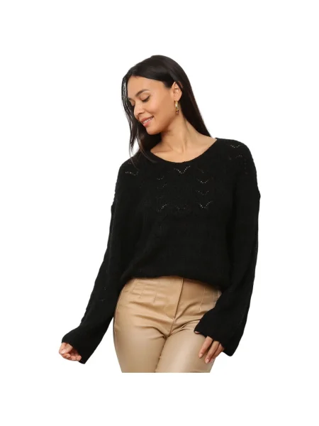 Pulover La Modeuse negru
