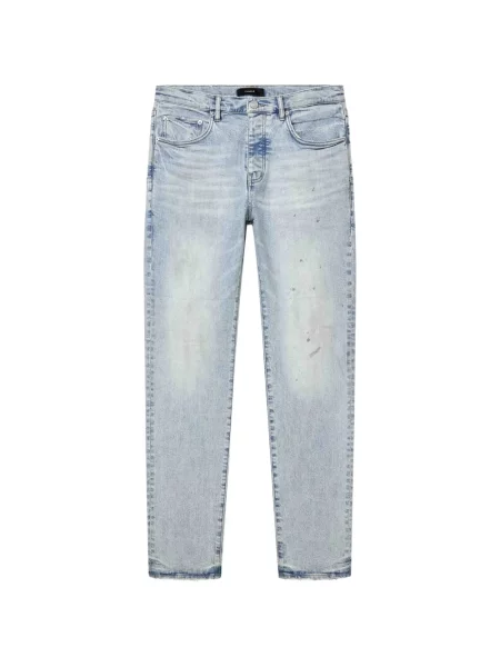 Blugi Purple Brand zdrențuiți albastru