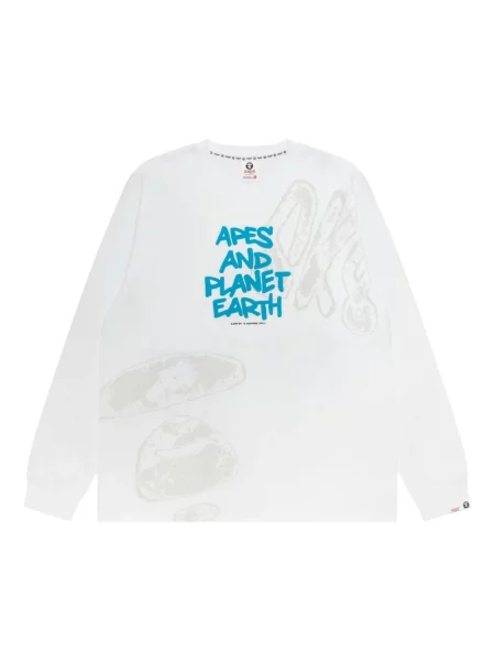 Tricou Aape By A Bathing Ape lung alb