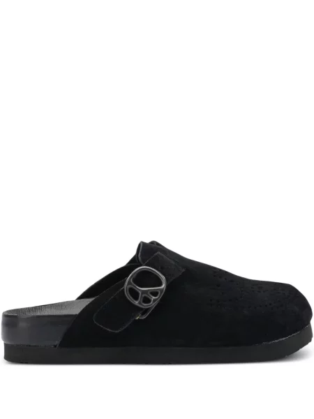 Mules Needles s přezkou černé