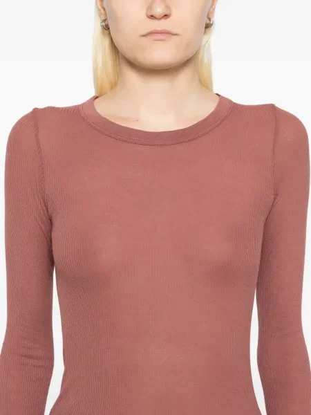 Top Rick Owens tricotate roșu