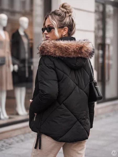 Jakna Dstreet s kapuljačom crna
