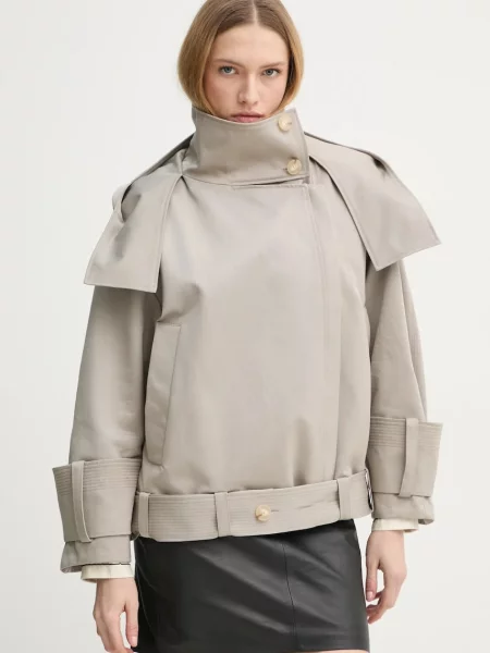 AERON geaca LINDEN femei de tranzitie oversize bej