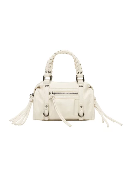Bershka Ročna torbica off-bela bela