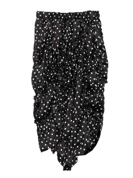 Spódnica Black Comme Des Garçons w grochy czarna