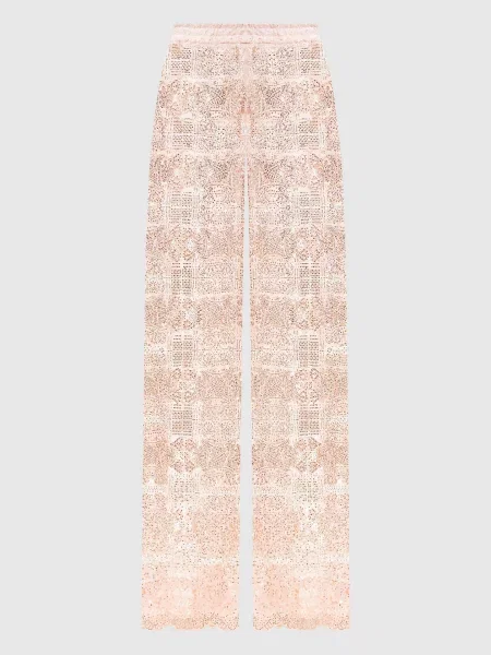 Брюки Ermanno Scervino розовые