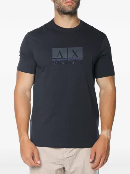Tricou Armani Exchange cu imagine negru