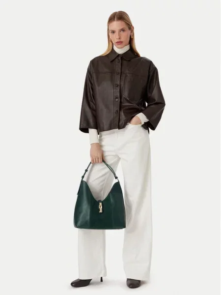 Torbica Furla Goccia M CN Tamno zelena