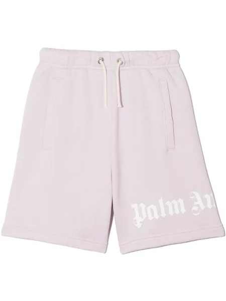 Szorty dziecięce Palm Angels fioletowe