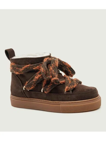 INUIKII Bocanci Suede Knot | piele întoarsă maro