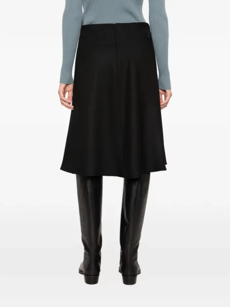 Fustă midi Moncler cu cordon negru