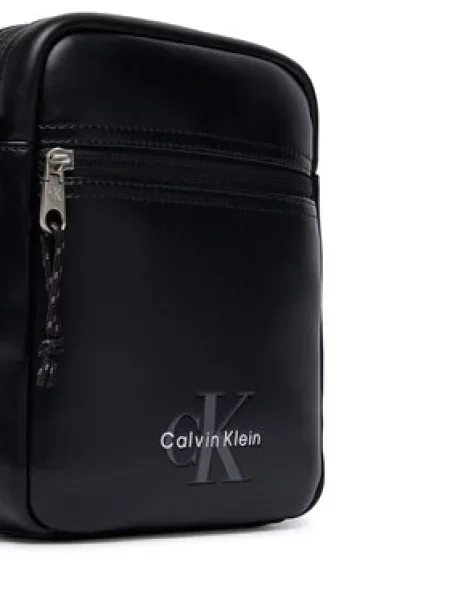 Calvin Klein Torba za čez ramo siva bela črna