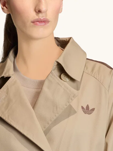 Adidas Originals Trencz Adicolor Twill beige beżowy