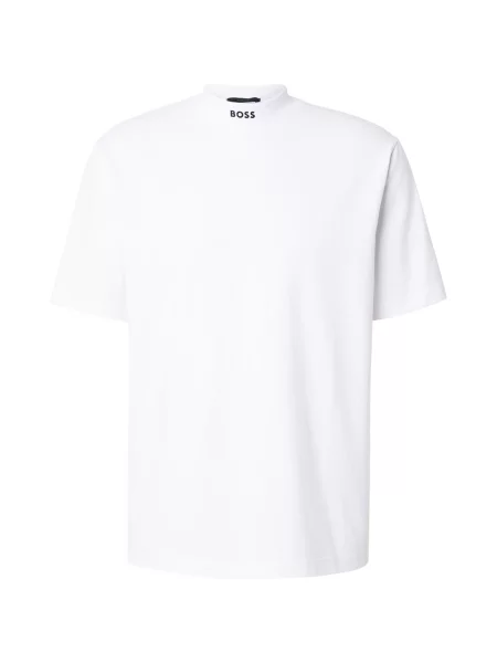 BOSS Tricou negru alb