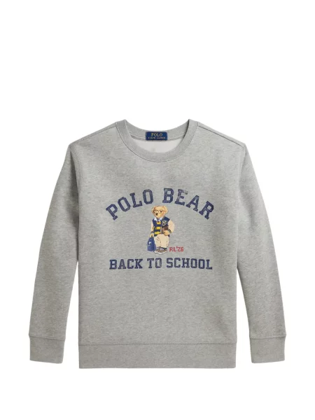 Koszulka polo dziecięca Polo Ralph Lauren szara