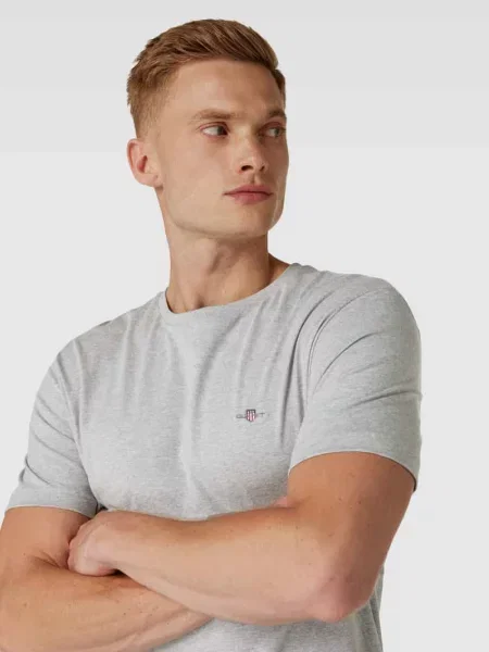 Gant T-Shirt Shield szary