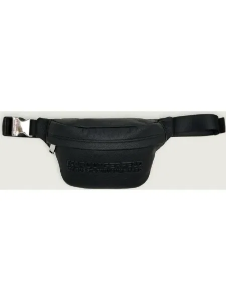 Karl Lagerfeld De piele borsetă k/rsg negru