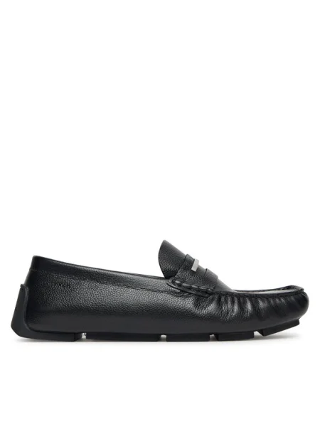 Calvin Klein Mocasini Driver Hrdw Lth negru