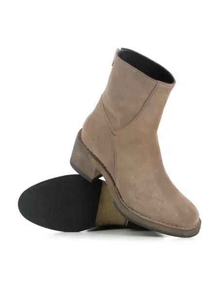 Buty do kostki Pantanetti skórzane szare